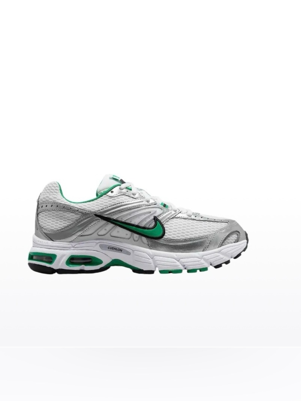 Size 7.5 - Nike Women’s Air Max Moto 2K White Stadium Green HQ2056-102 No Lid